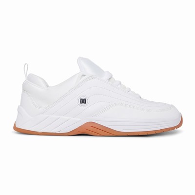 DC Williams Slim Men's White Skate Shoes Australia Online RFZ-516